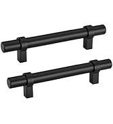 10 Pack goldenwarm 3in Black Cabinet Pulls Black Kitchen Cabinet Handles Matte Black Dresser Hard...