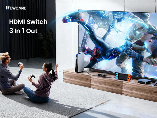 HDMI switch 3 in 1 out