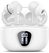 Wireless Earbuds, Bluetooth 5.4 Headphones HiFi Stereo, Bluetooth Earbuds with ENC Noise Cancelli...