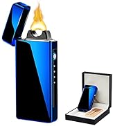 COMANYI Plasma Arc Lighter - Rechargeable, High Power, Windproof, USB Lighter with Gift Box for G...