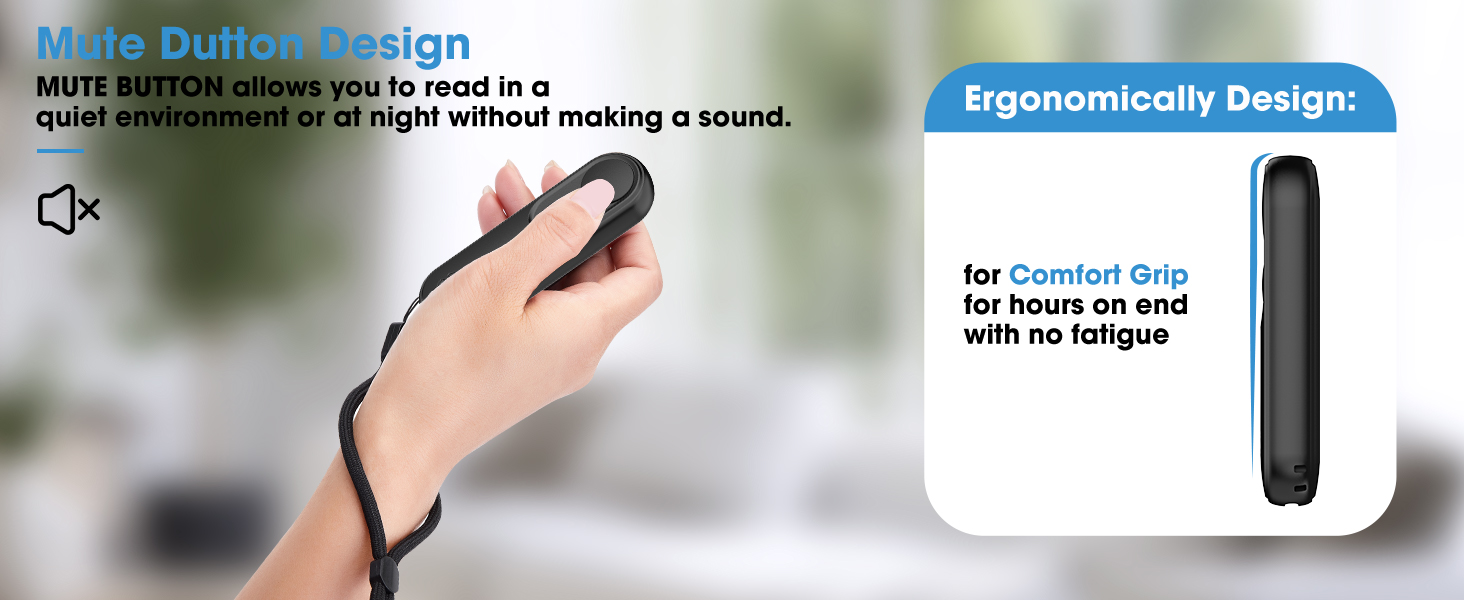 Inncarvs RF Remote Control Page Turner