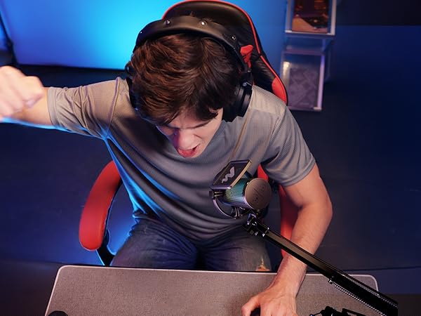 usb gaming microphone maono dgm20s mic for pc streaming