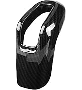 Fydun Shifter Knob, Gear Shifter Knob Frame Cover Trim ABS Carbon Fiber Car Interior for Land Rov...