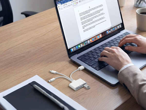 lightning to sd card camera reader