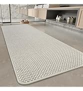 PADOOR-Bath Mat Runner-Super Absorbent Chenille Bathroom Mats-Rubber Backed Bath Mats for Bathroo...