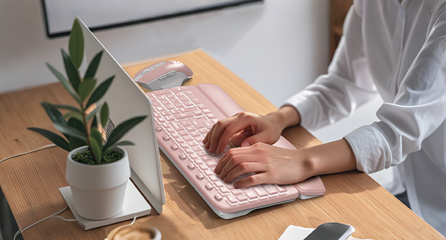 ergo cordless keyboard mouse duo