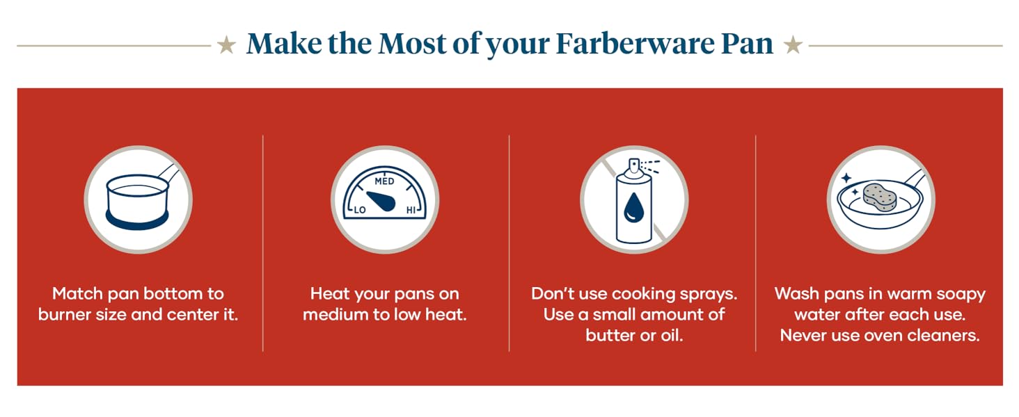 Farberware making the most of your pan.