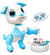 Robo Pets Robot Dog Toy for Girls and Boys - Remote Control Robot Toy Puppy with LEDs, Sound FX, ...