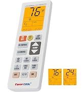 Universal Air Conditioner Remote Control All in One LCD Universal AC Remote Control for Mitsubish...