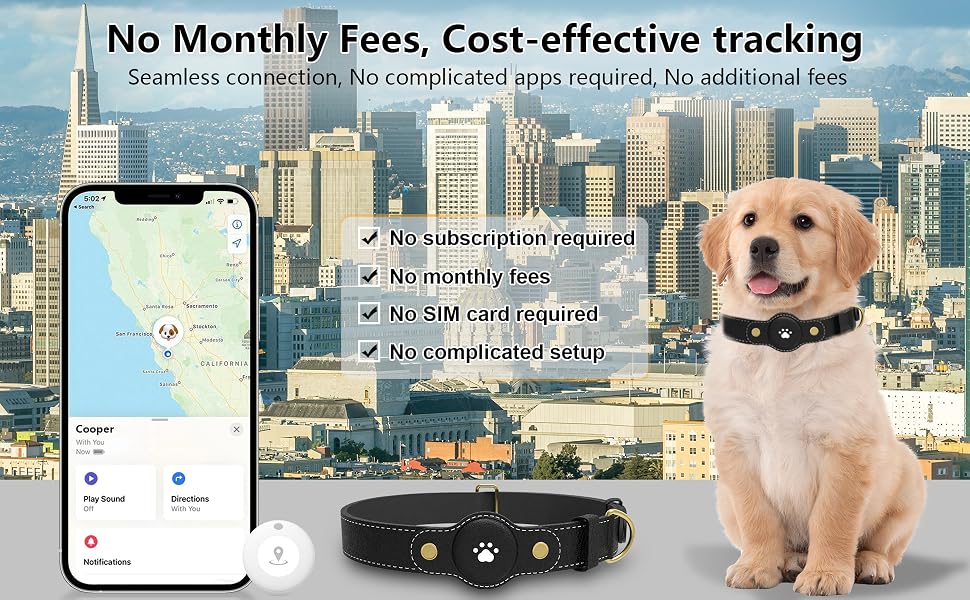 2 in 1 Pet Tracking Smart Collar (Only iOS)