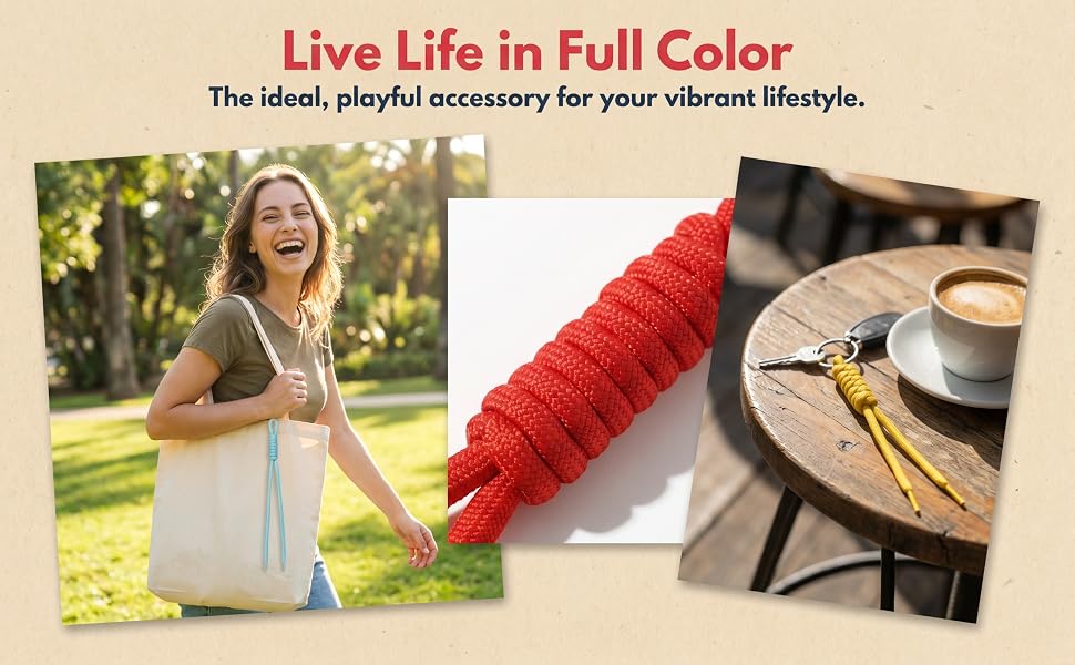 Live Life in Full ColorThe ideal, playful accessory for your vibrant lifestyle.