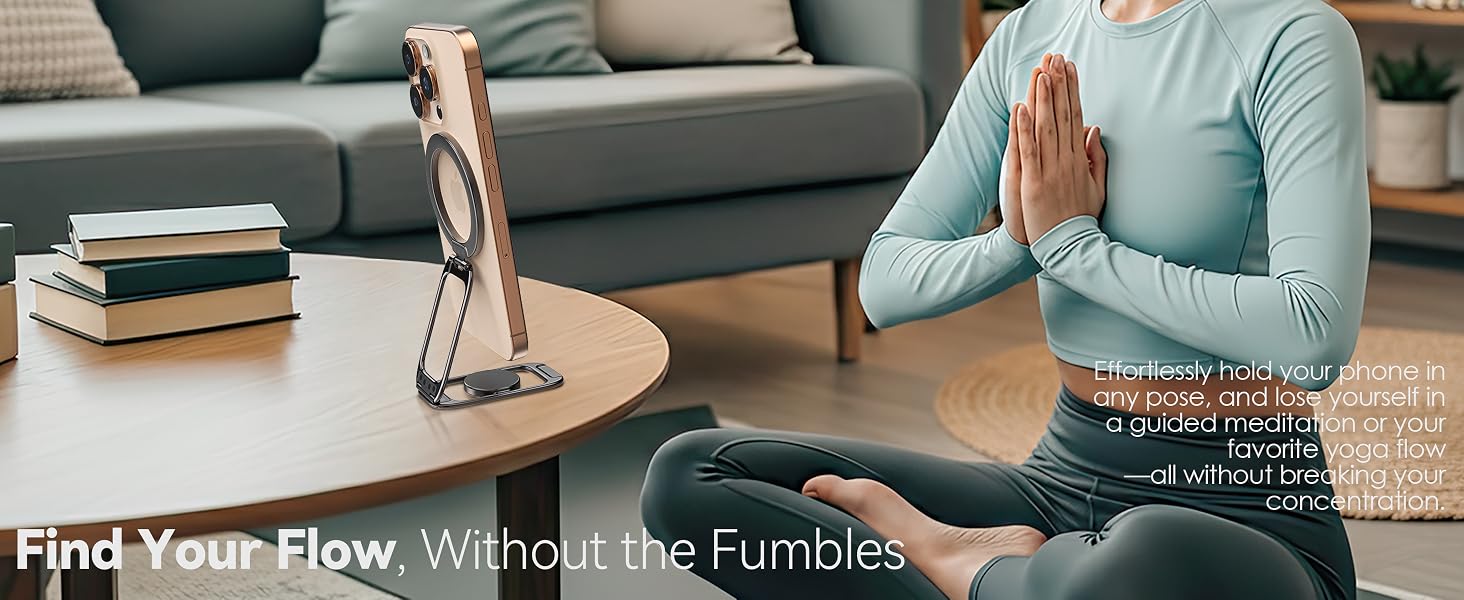 Magnetic Yoga Stand for iPhone