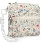 JINSI Cute Corduroy Period Bag for Purse, Discreet Zipper Sanitary Pad &amp; Tampon Holder, Portable ...