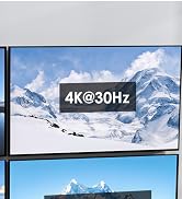 WAVLINK USB C to Quad HDMI 4K Adapter, Universal USB A to HDMI Docking Dual Triple Display Statio...