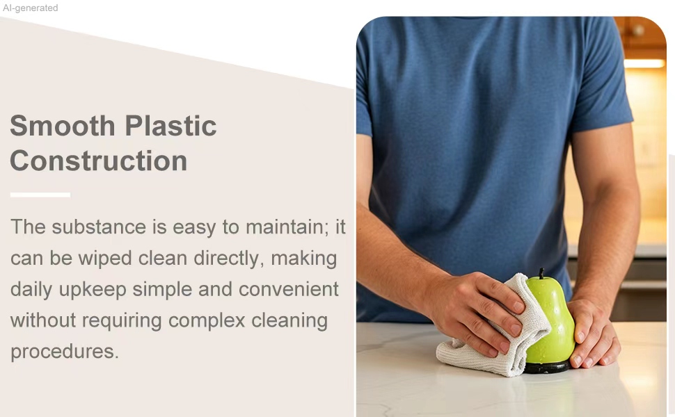 The substance is easy to maintain; it can be wiped clean directly