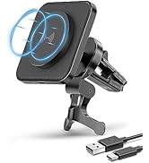 for MagSafe Car Mount Charger, 15W Wireless Magnetic Car Charger for iPhone 15/14/13/12 Series, A...