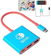 Switch Dock for Nintendo Switch Tv Adapter Portable Switch Docking Station, Switch TV Adapter Com...