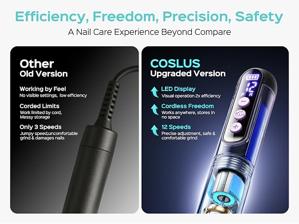 upgrade cordless nail file