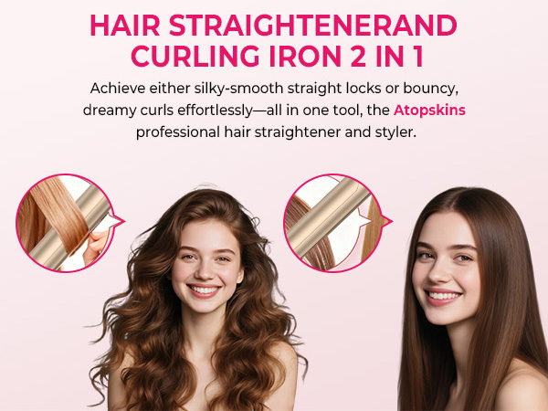 all in one hair tool for hair straightening and curling