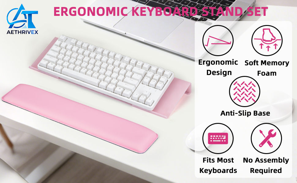 Keyboard Stand with Wrist Rest