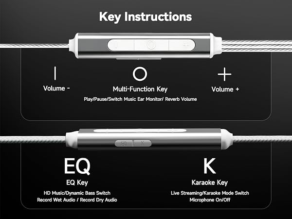 recording headphones with microphone