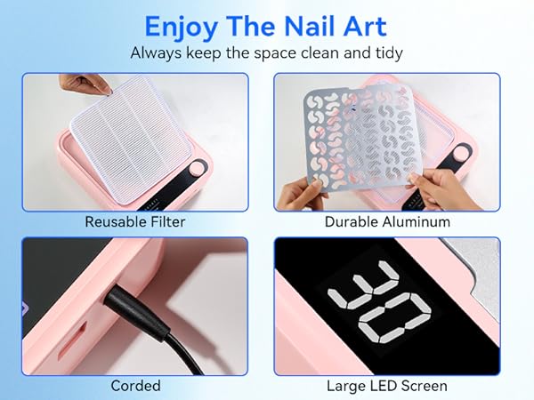 NAIL DUST COLLECTOR