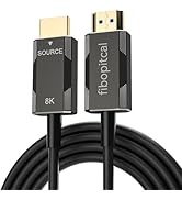 Fibopitcal Fiber Optic HDMI 2.1 Cable – Ultra High Speed 48Gbps, Supports 8K@60Hz /4K/120Hz, Thin...