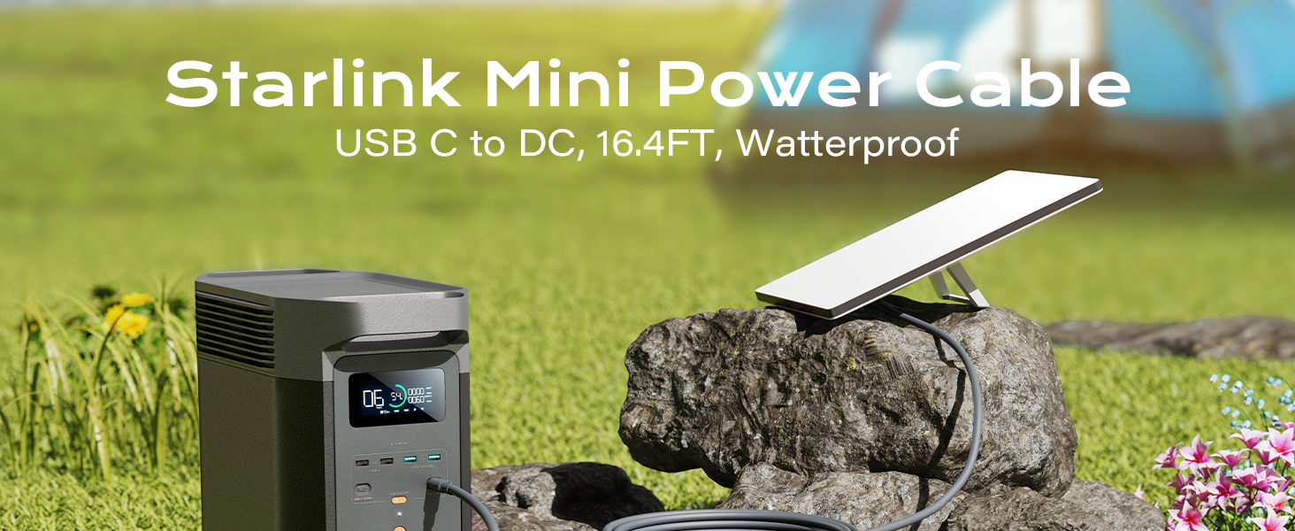 Starlink mini USB to DC Charging Cable