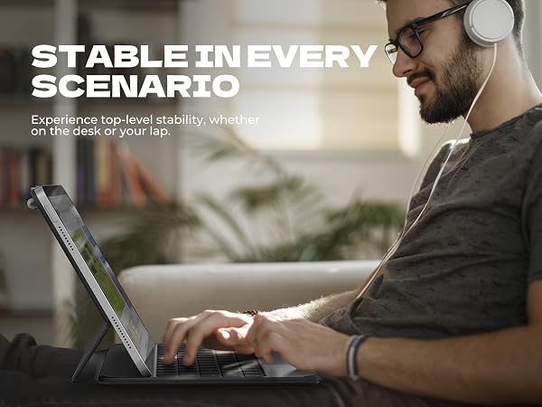 Dexnor for iPad 11th (A16)/ 10th Generation Case with Keyboard