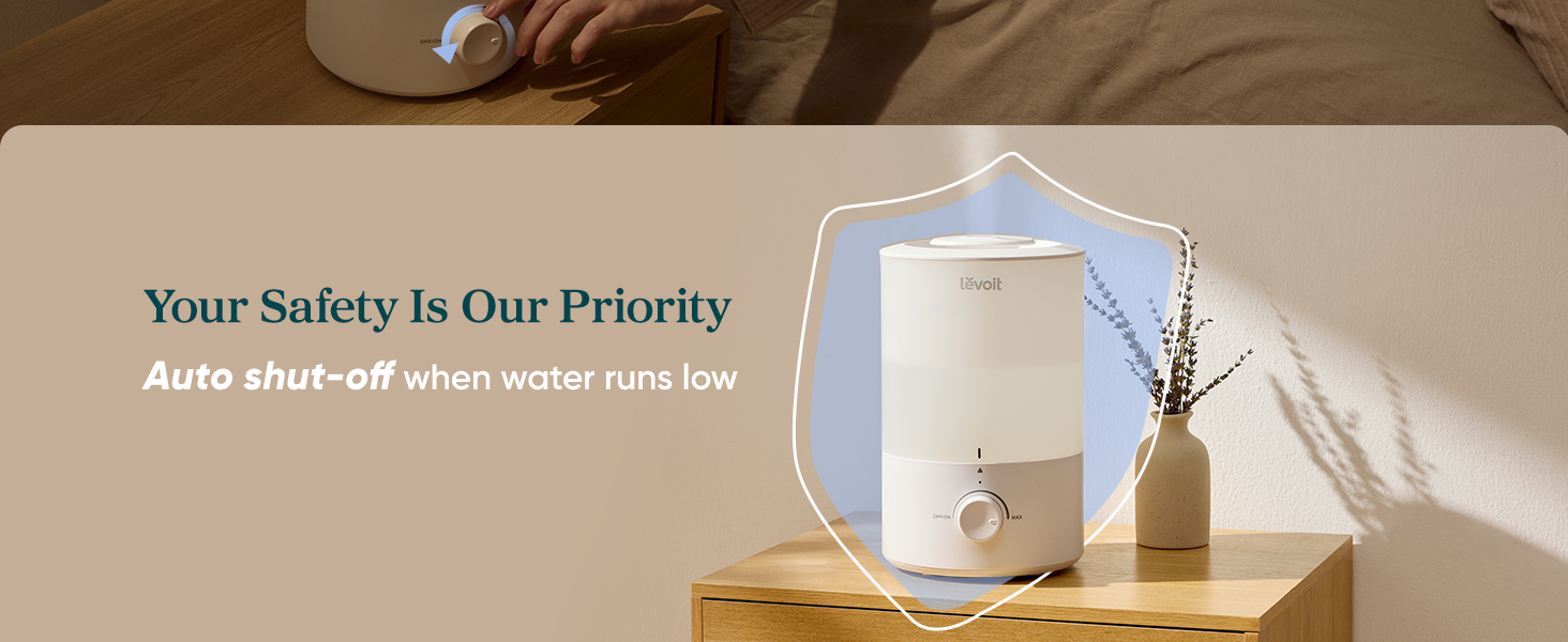 Auto shut-off protect your safety