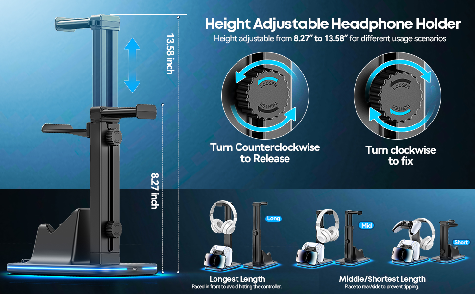 Gaming Headset &amp;amp; Controller Stand