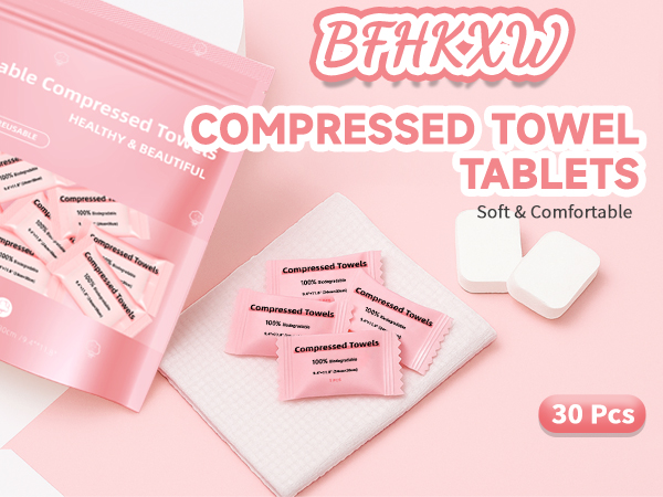 compressed face towels