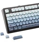 AKepopery 134 Keys MOA PBT Keycaps Set for Cherry Gateron MX Switches Mechanical Keyboard Key Cap...