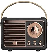 LUKADER Retro Bluetooth Speaker, Vintage Decor, Wireless Portable Mini Bluetooth Speaker, Small C...