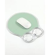 WINTOJO Ergonomic Gel Mouse Pad Wrist Rest Support for Desk, PU Base, Smooth Surface, Crystal Gel...