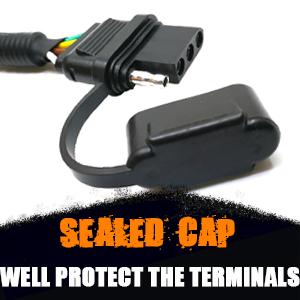 4 flat adapter, 4 pin plug, 4 way trailer plug