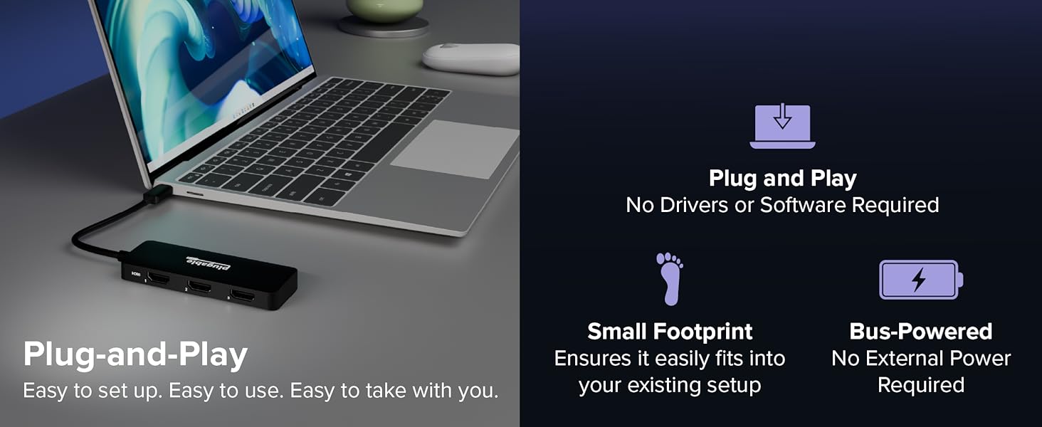 DisplayPort MST Hub powers triple 4K display ideal for creators editors and gaming setups