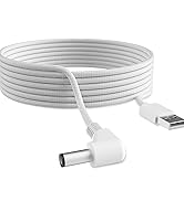 Power Cord for Automatic Pet Feeder, Original Braided Anti-bite Design, Spare Replacement Availab...