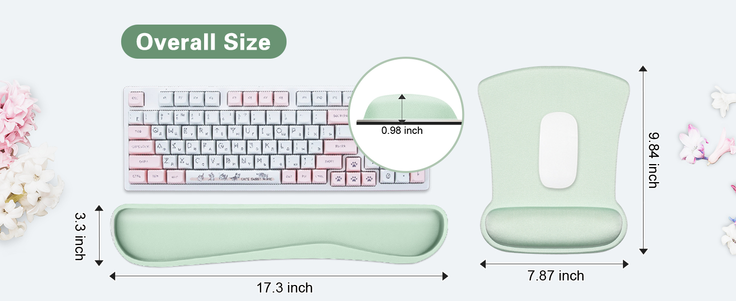 wrist rest for keyboard and mouse