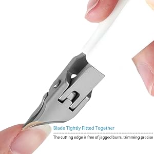 Toenail Clippers with Curved Sharp Blade