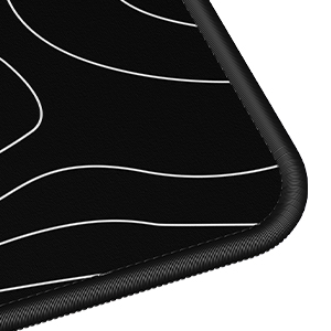 mouse pad mat desk mousepad large gaming xxl xl big extended black white topographic pc computer 