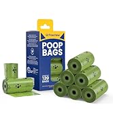Dog Poop Bags Rolls, Extra Thick &amp; Leak-Proof Doggie Bags, Lavender Scented Pet Waste Bags Made f...