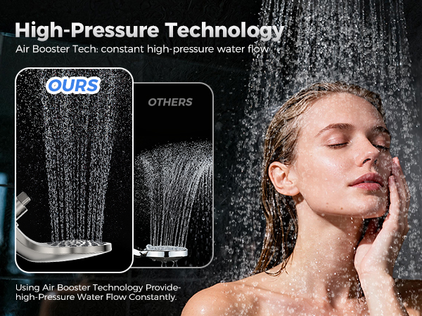 high pressure shower heads