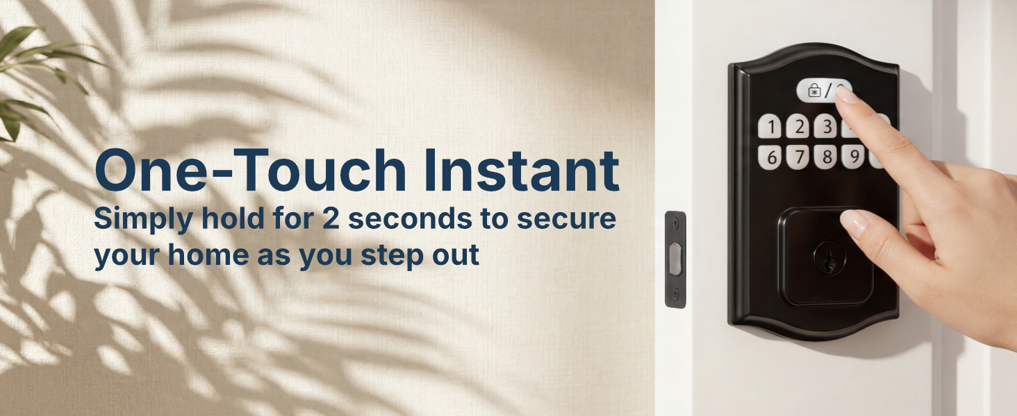 Keyless Entry Door Lock