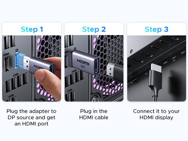 hdmi to display port cable