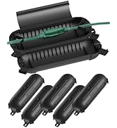 WILAWELS 6-Pack Outdoor Extension Cord Safety Cover, Weatherproof Electrical Connection Box, Adju...
