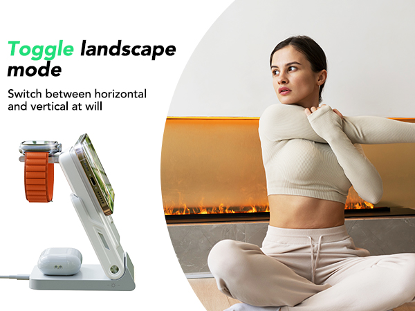 Foldable Wireless Charging Station