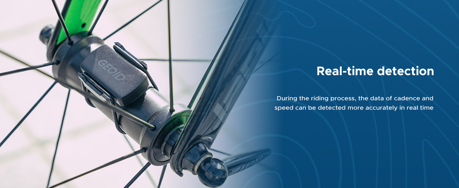 CS600 Cadence/Speed Sensor for Cycling, ANT+/Bluetooth Wireless Bicycle RPM Sensor