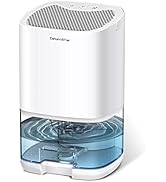 Dehumidifiers, 35OZ Small Dehumidifier for Home, 2500 Cubic Feet(350sq ft) with 7 LED Lights, Ult...