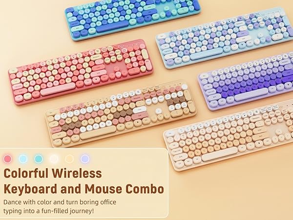 silent keyboard and mouse wireless